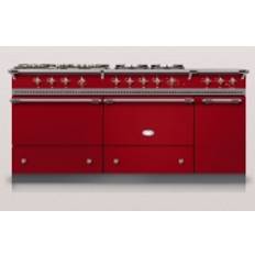 Lacanche Sully 1800-D Classic, Kochstation, 180,5 cm, Farbe Rouge-Griotte, mit 5 Jahren Garantie!