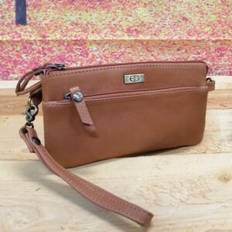 Bon Gout Clutch Columbia Cognac
