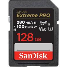 SanDisk SDXC Extreme Pro 128GB 280/100MB/s UHS-II V60