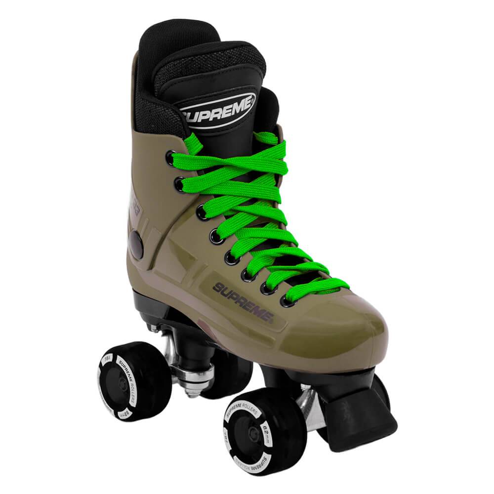 Supreme Turbo 33 Nylon Side-by-Side Rullskridsko Oliv/Ljusgrön