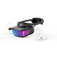 DPVR E4 VR Brille, VR Headset, PCVR Headset mit Controller, Virtual Reality Headset für PC-Spiele, unterstützt SteamVR