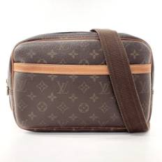 Louis Vuitton Vintage, Pre-owned, Herre, Brun, ONE SIZE, Uld, Pre-owned canvas tasker