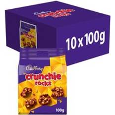 Cadbury Crunchie Rocks Chocolate Bag 100g (Box of 10)