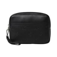 Calvin Klein, Taske, Herre, Sort, ONE SIZE, Læder, Sort Læder Clutch Taske