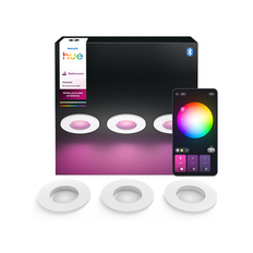 Philips Hue Xamento indbygningsspot til badeværelse 3-pak