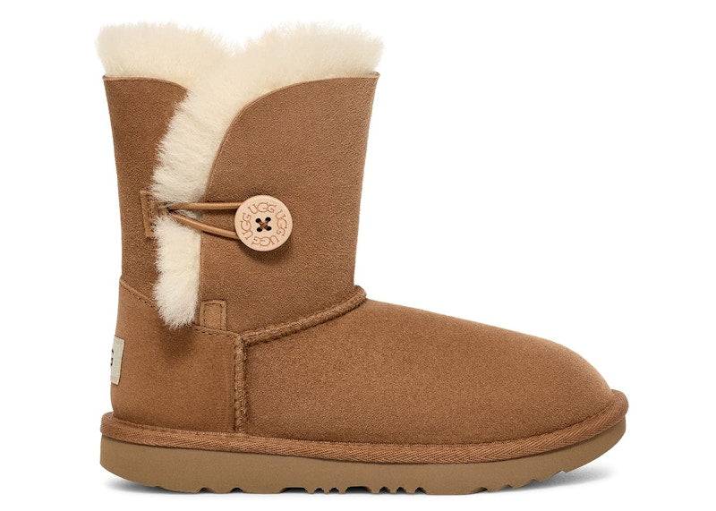UGG Bailey Button II Chestnut (Kids) - 37 / Levering 3 til 6 dage