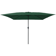 vidaXL Firkantet Hav parasol 295x245 cm Grøn