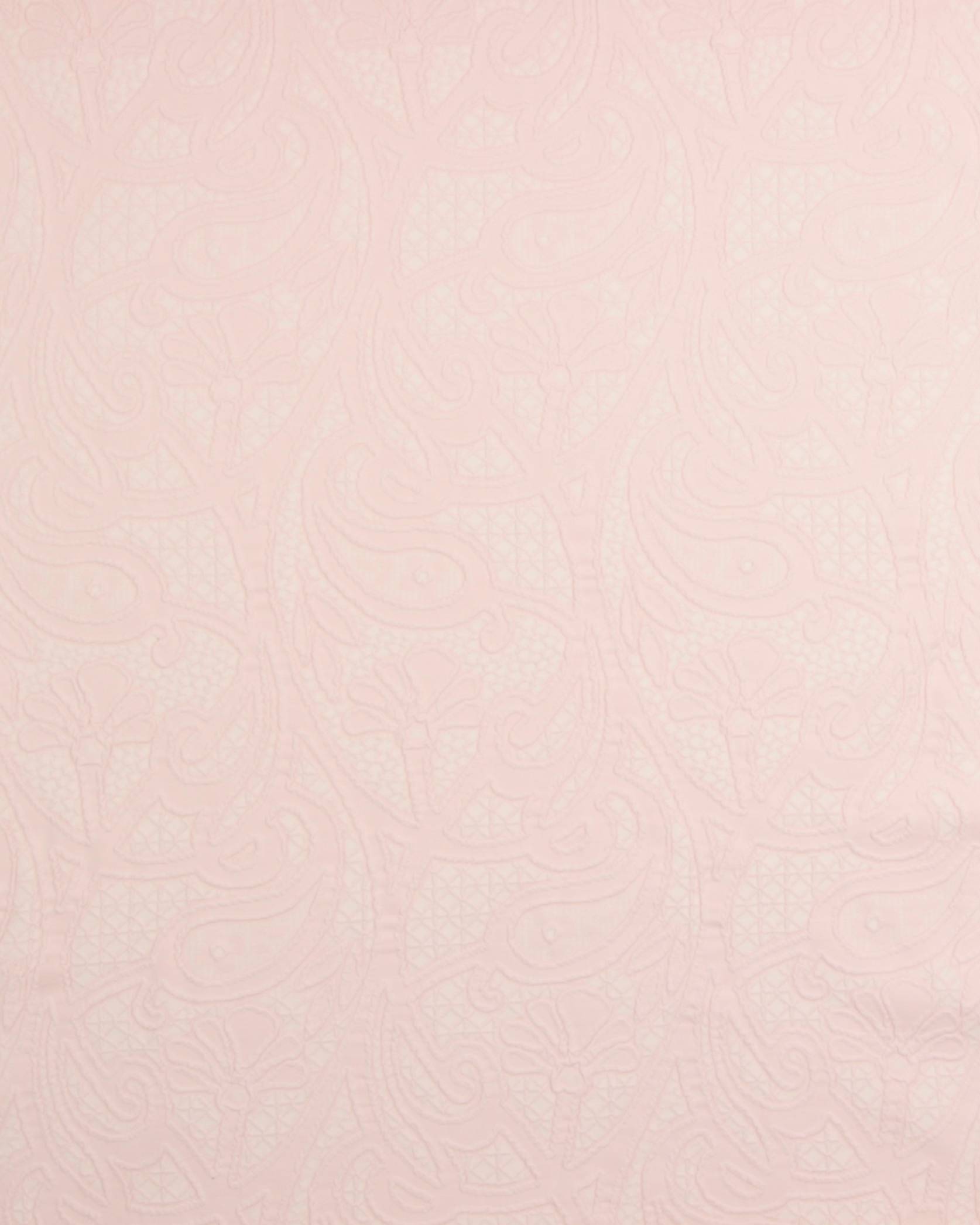 Lyserød m. mønster - Polyester - 100% Polyester