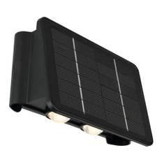 Solcellslampa Globo Vägg Led Svart