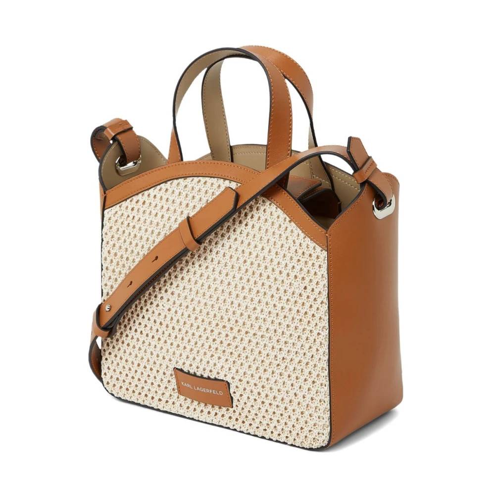 Karl Lagerfeld K/Circle Mesh Tote - Tasker - Dame - Brun - ONE SIZE - Uld