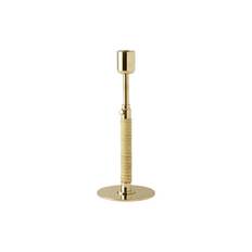 Duca Candle Holder, polished brass