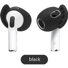)f&#xF6;r airpods 3 &#xF6;ronskydd &#xF6;ronkrokar antislip vingar &#xF6;ronskydd greppspetsar h&#xF6;rlurstillbeh&#xF6;r f&#xF6;r apple airpods 3rd generation - Svart