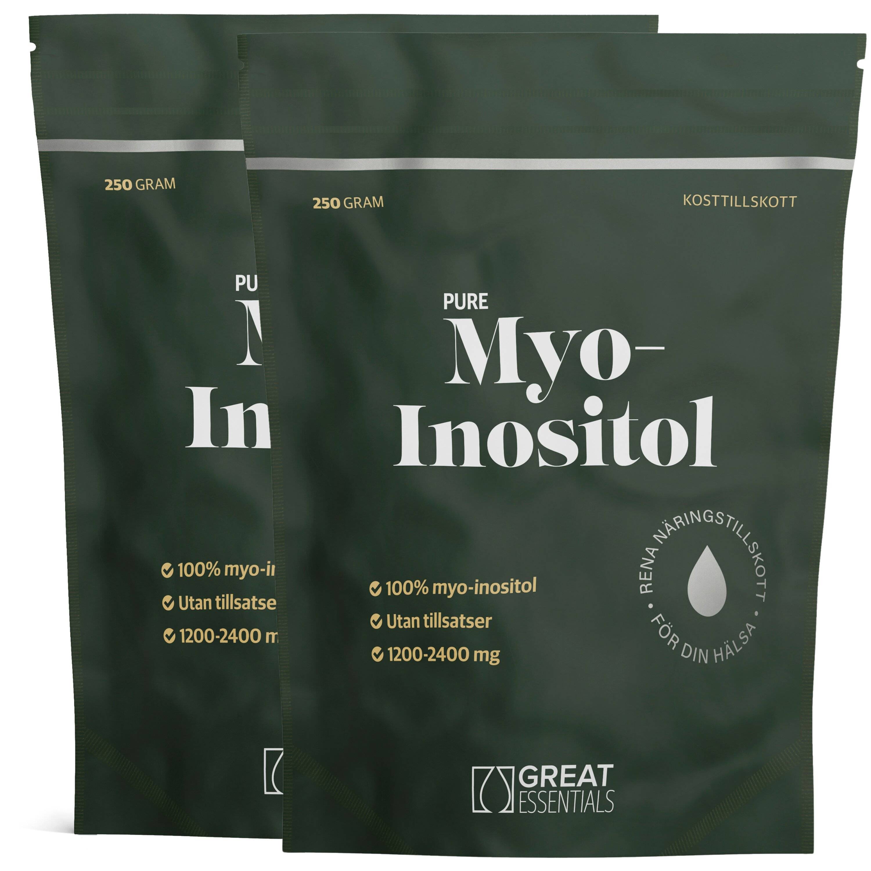 Great Essentials Myo-Inositol Ekonomipack 2x250g