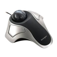 Kensington Orbit Optical Trackball - Styrkula - höger- och vänsterhänta - optisk - 2 knappar - kabelansluten - USB - silver