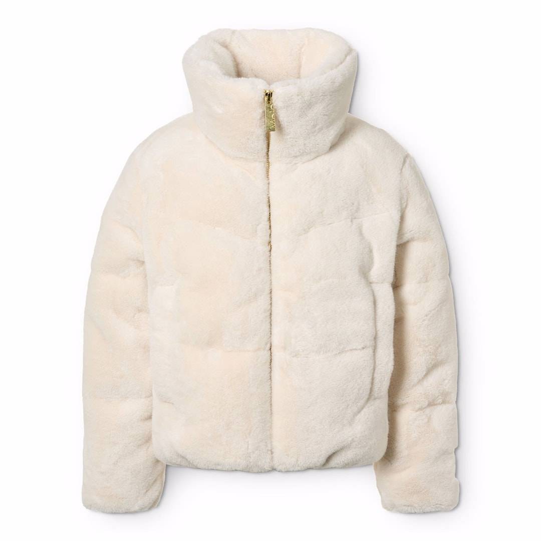 Molo Havi 2 Pälsjacka Vanilla Vanilla 110 cm Vit 110 cm Flickor