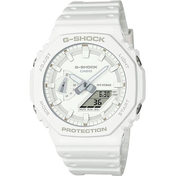 CASIO Men's G-SHOCK GA-2100-7A7JF [G-SHOCK TONE-ON-TONE Series] Round Watch White Digital Analog