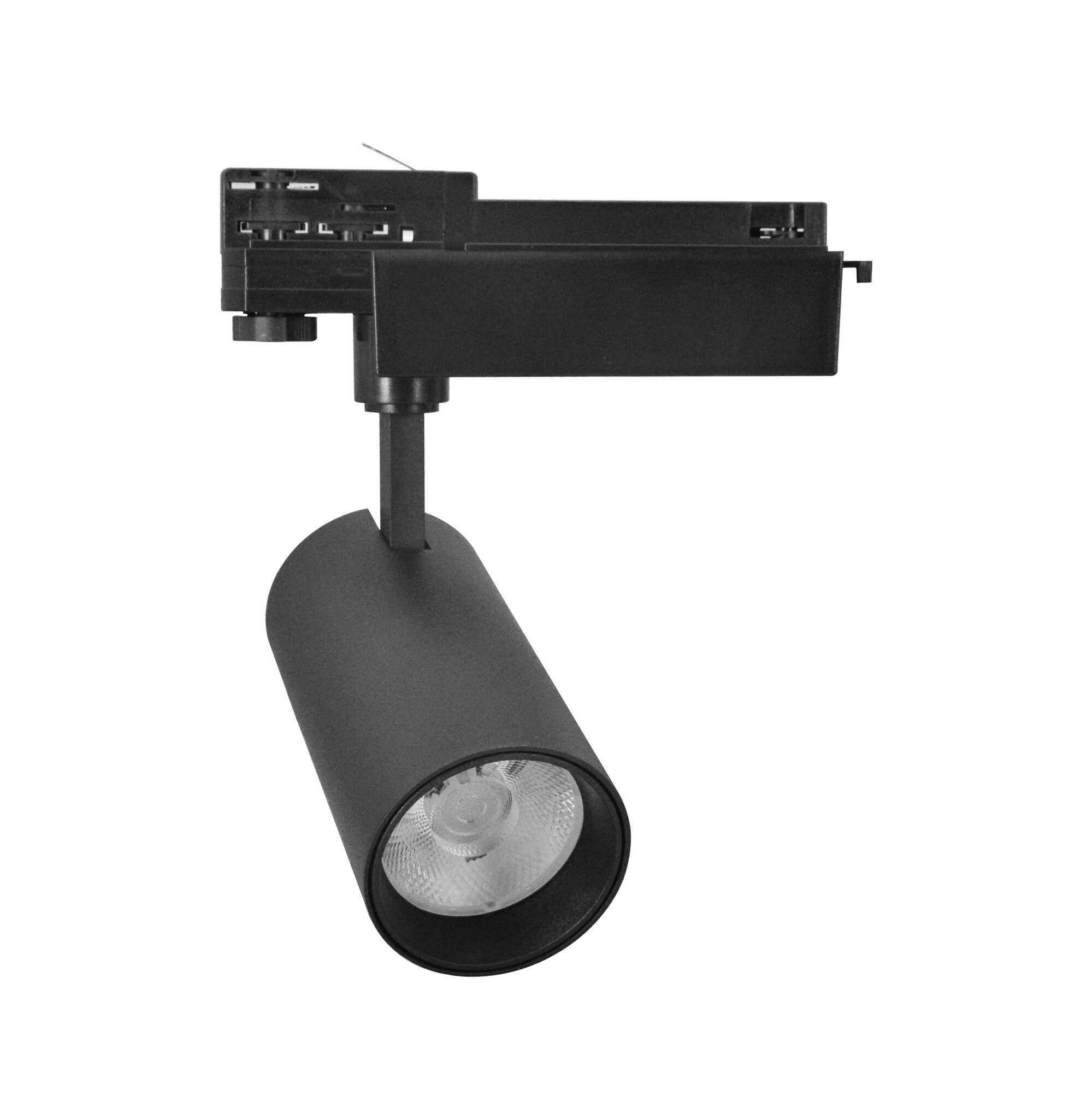 LED 3 faset Skinnespot 40W 4000K Sort CRI90.