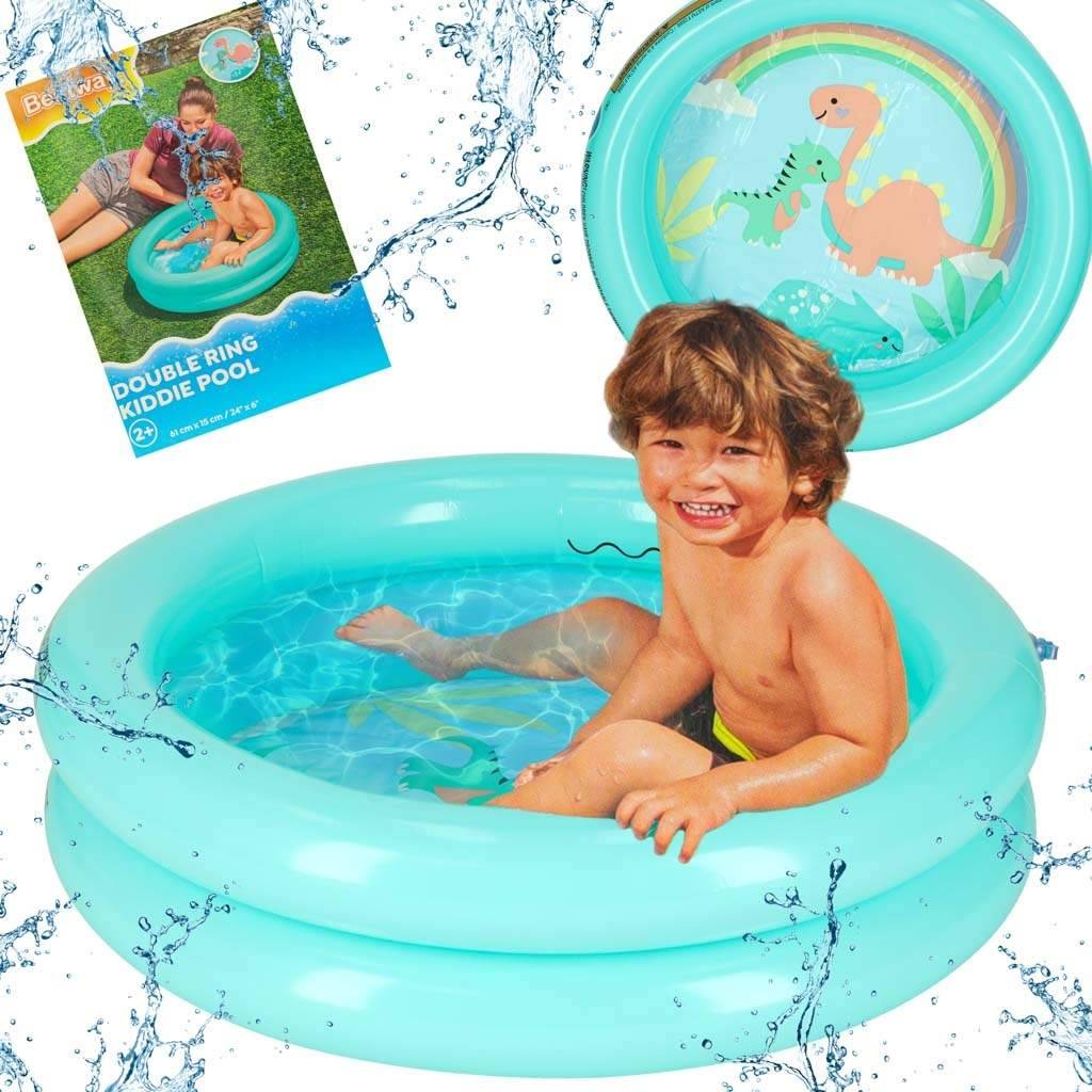 BESTWAY 51061 Soppebassin til børn 61cm turkis