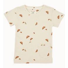 VACVAC T-shirt - Rib - Ello - Croissant Mini - Beige - VACVAC - 5-6 år (110-116) - T-Shirt