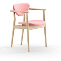 House of Finn Juhl - 109 stol, Clear oiled oak, Cat. 3 Watercolour, Rose Quartz - Matstolar - Finn Juhl - Rosa,Träfärgad - Trä/Textilmaterial