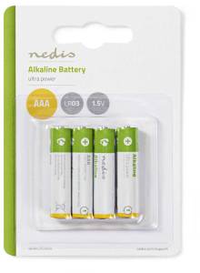 Alkaliskt batteri AAA - 1.5 V - 4st