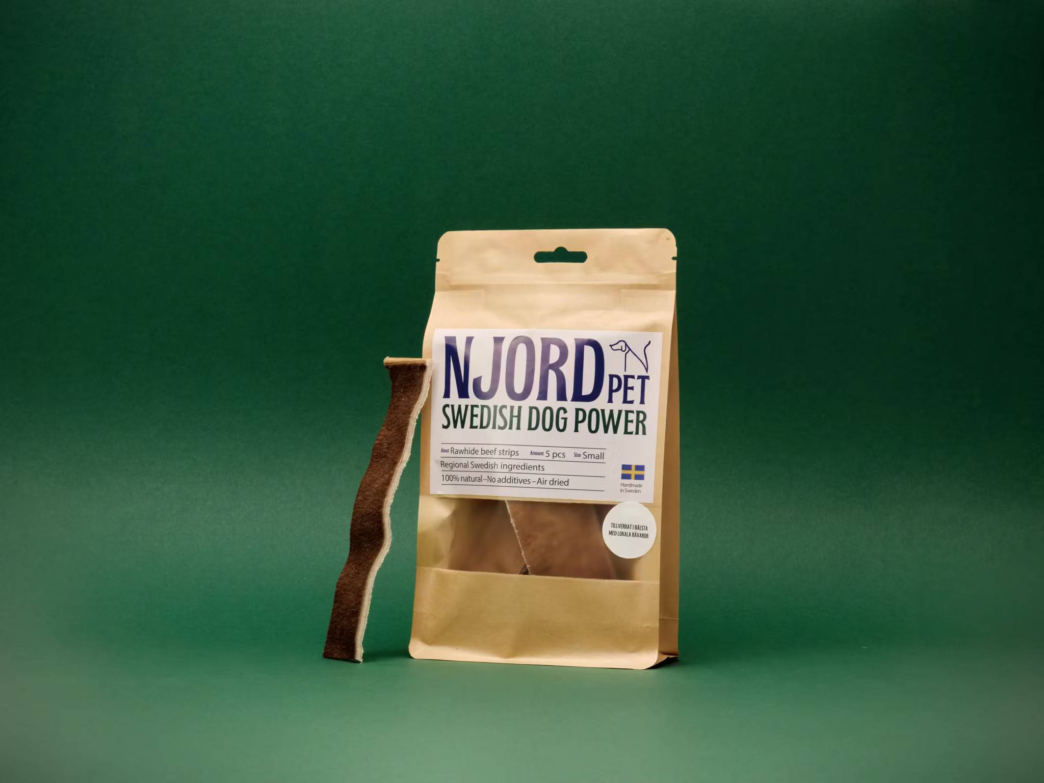 NJORD Pet Nötstrips Small – 5-pack