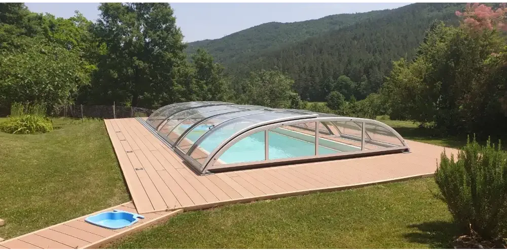 Pooltak NIVO KIT 650B 3.5×6.5 (klarglas, sidodörr)