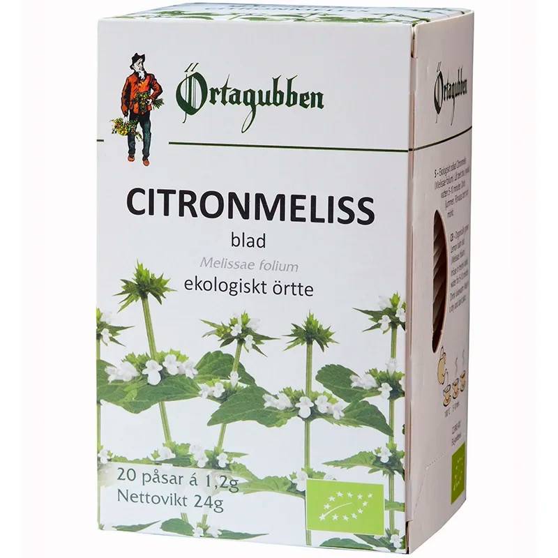 Örtagubben Citronmeliss Blad Te-påsar 20 st