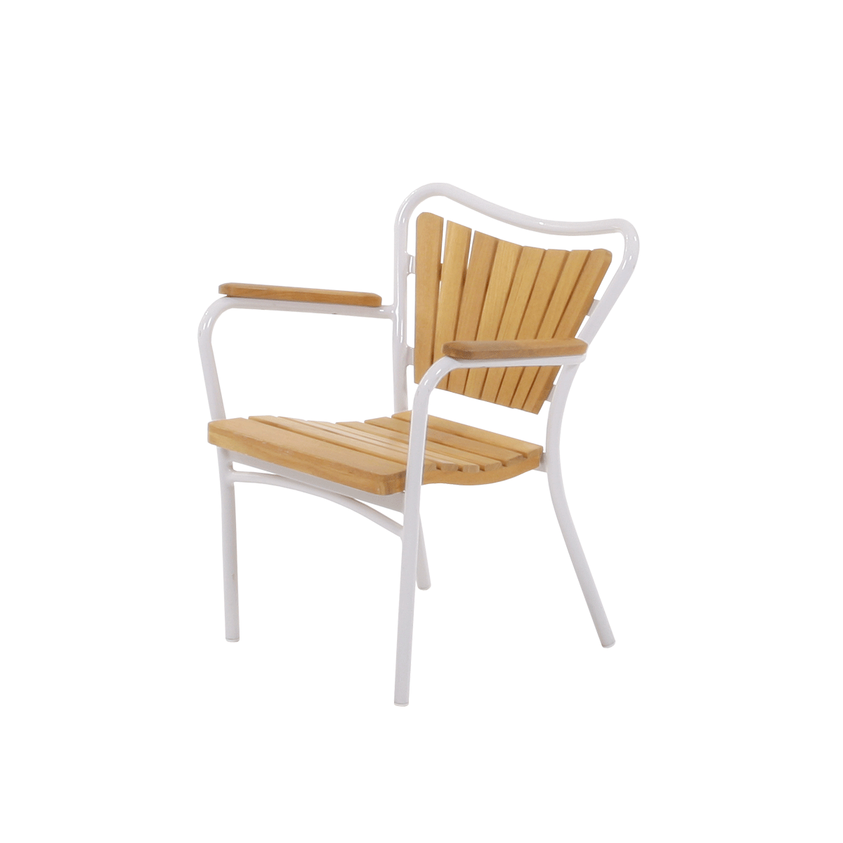 Marguerit Børnestol - Teak/Hvid.