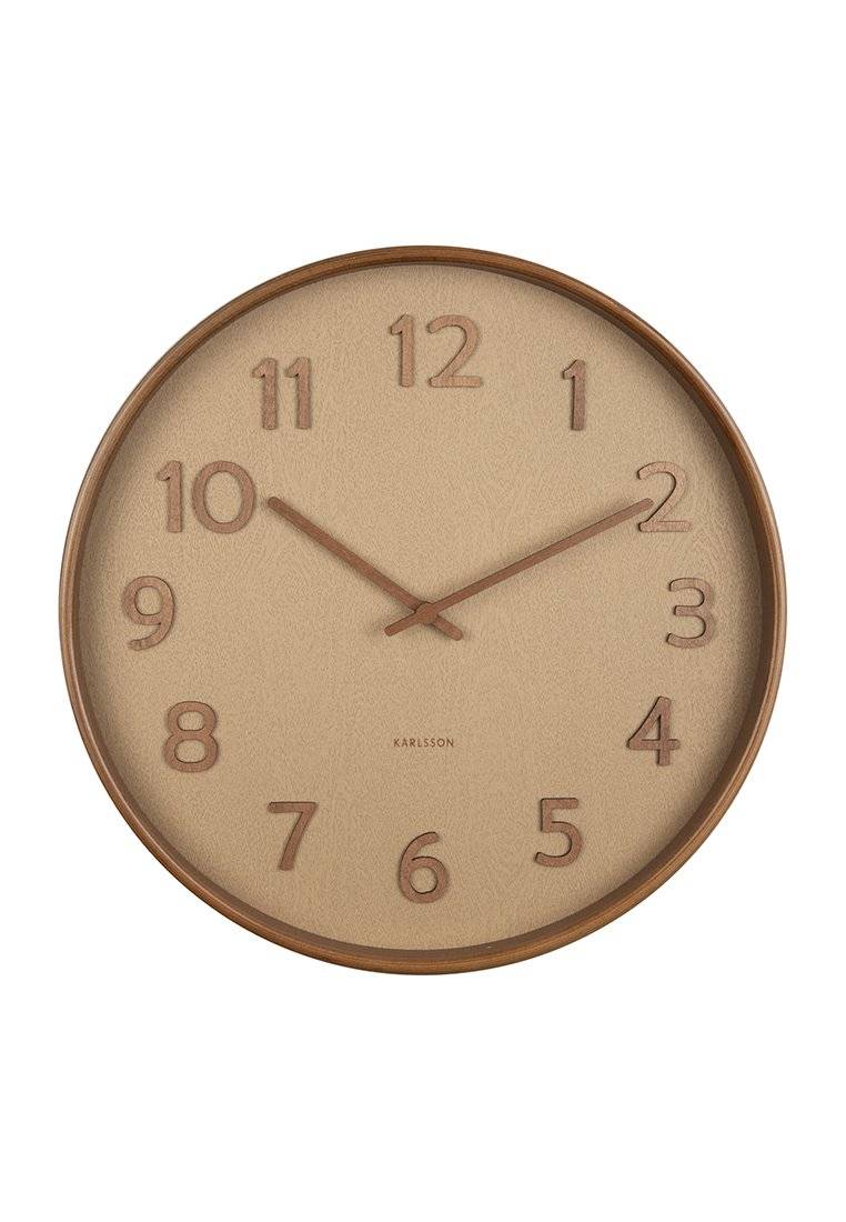 Väggklocka - beige