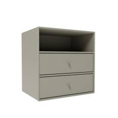 Montana - Montana Mini 1006 - Module With Two Drawers - Fennel - Reolsystem - Peter J. Lassen - Grøn - MDF
