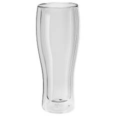 Zwilling 39500-214 Double Wall Glass Beer Tumbler, Set of 2, 14.1 fl oz (410 ml), Heat Resistant, Double Wall Construction, Tumblers