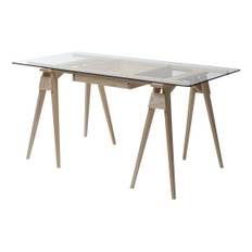 Arco Desk - Solid Oak