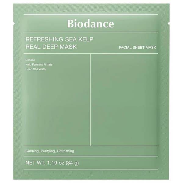 Hårmask - BIODANCE - Refreshing Sea Kelp Real Deep Masque - 34 g - Närande - För vuxna