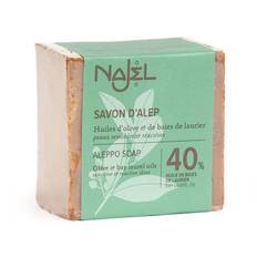 NAJEL ALEPPO TVÅL 40% LAGERBLADSOLJA