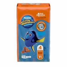 Kimberly Clark, Unisex Baby Swim Diaper Huggies Little Swimmers Pull On with Refastenable Tabs Medium Disposable H, Count of 88