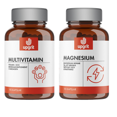 MultiMag paketet - Upgrit Multivitamin & Magnesium, 90 kap