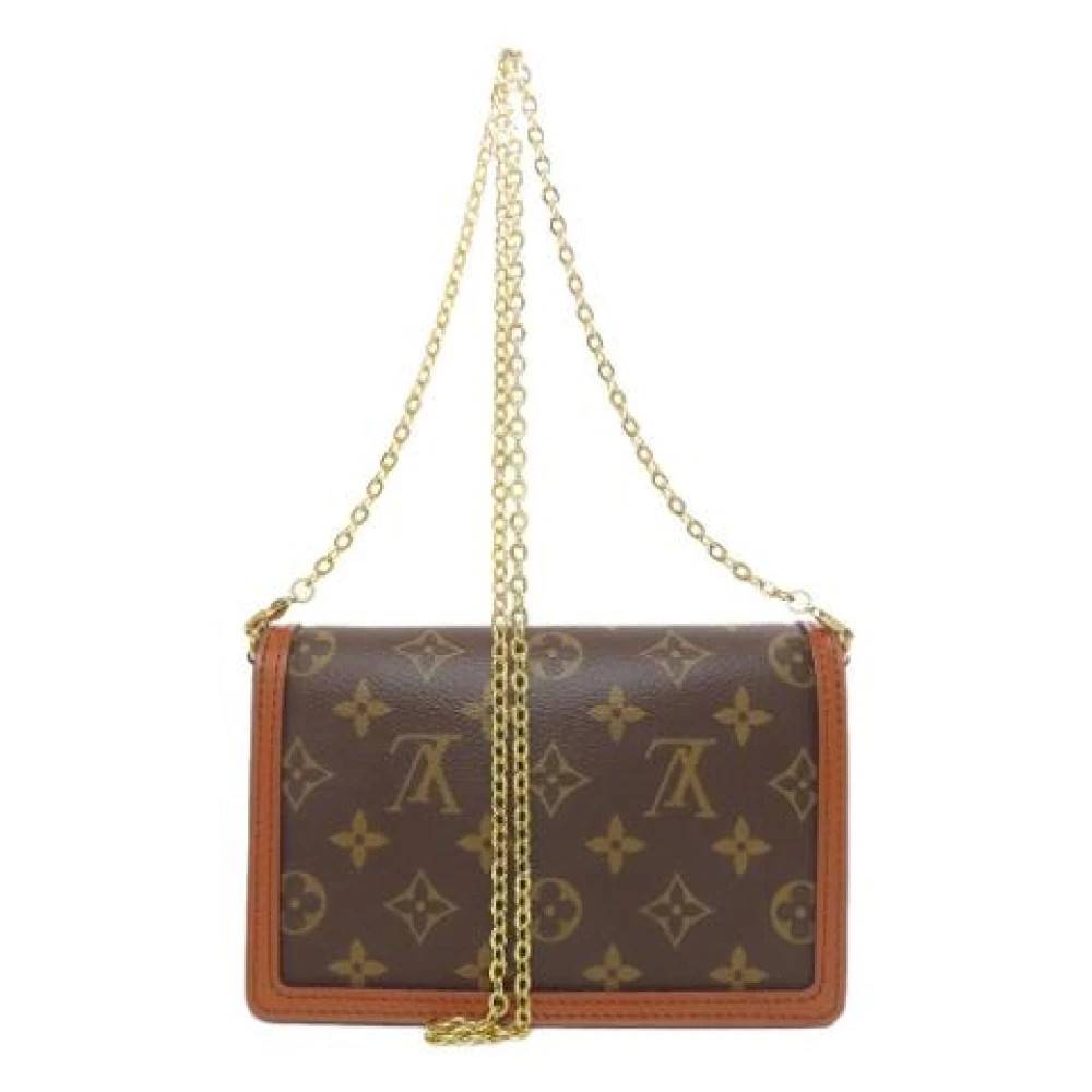 Louis Vuitton Vintage Pre-owned Monogram Reverse Skuldertaske - Vintage - Dame - Brun - ONE SIZE - Uld