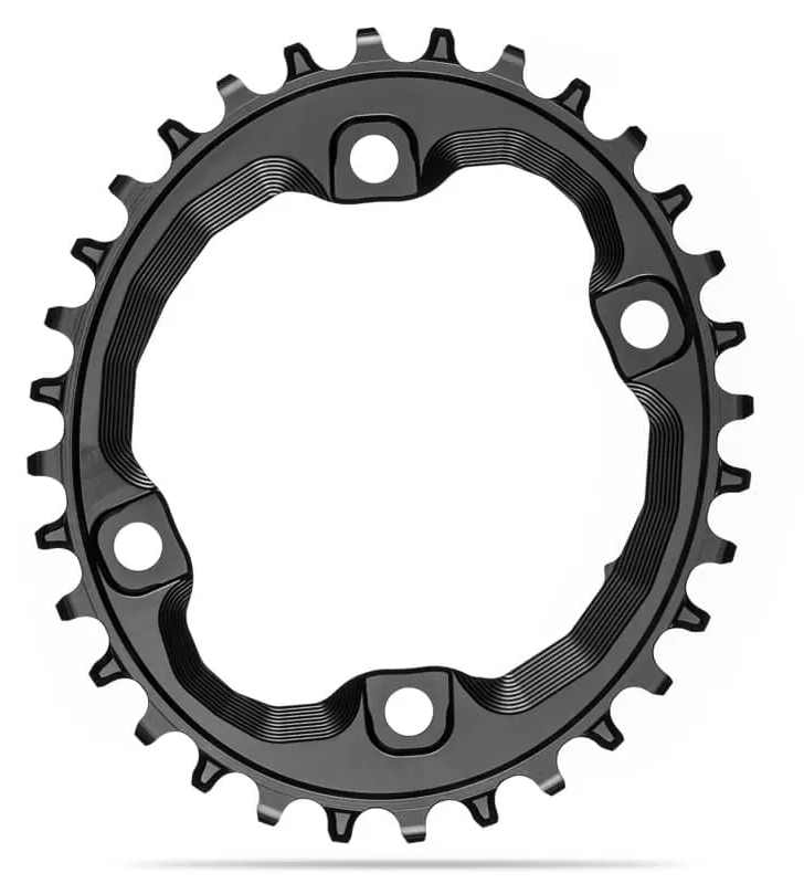 AbsoluteBLACK Chainring | Kedjedrev 96 BCD | Oval | HG+ | Svart 32T | 1x12