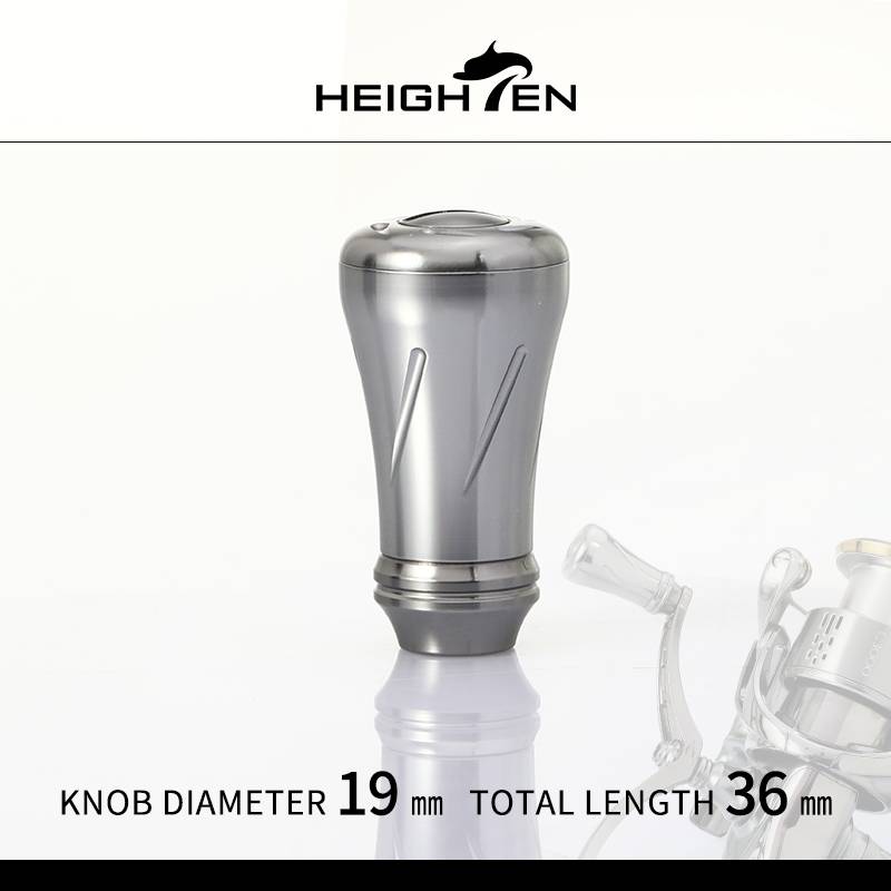 HEIGHTEN Reel Handle Knob 19mm for Shimano Stradic Twinpower Daiwa Luvias Spinning Reel and Baitcasting Reel