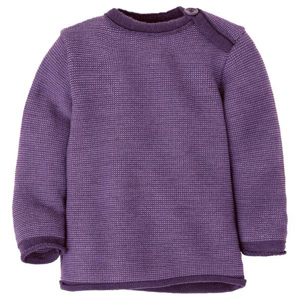 disana Kid's Melange-Pullover Överdragströjor merinoull Barn Storlek 98/104 Färg lila