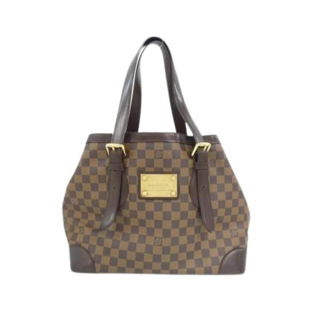 Louis Vuitton Vintage Pre-owned Damier Håndtaske - Vintage - Dame - Brun - ONE SIZE - Uld