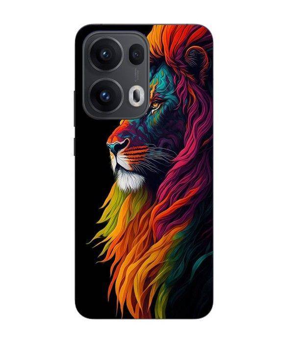 Maniacase Case For Oppo Reno 13 Pro 5G Majestic Lion Colorful