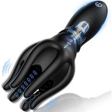 SuperLove Tentacles Penis Massager with Vibrations Black