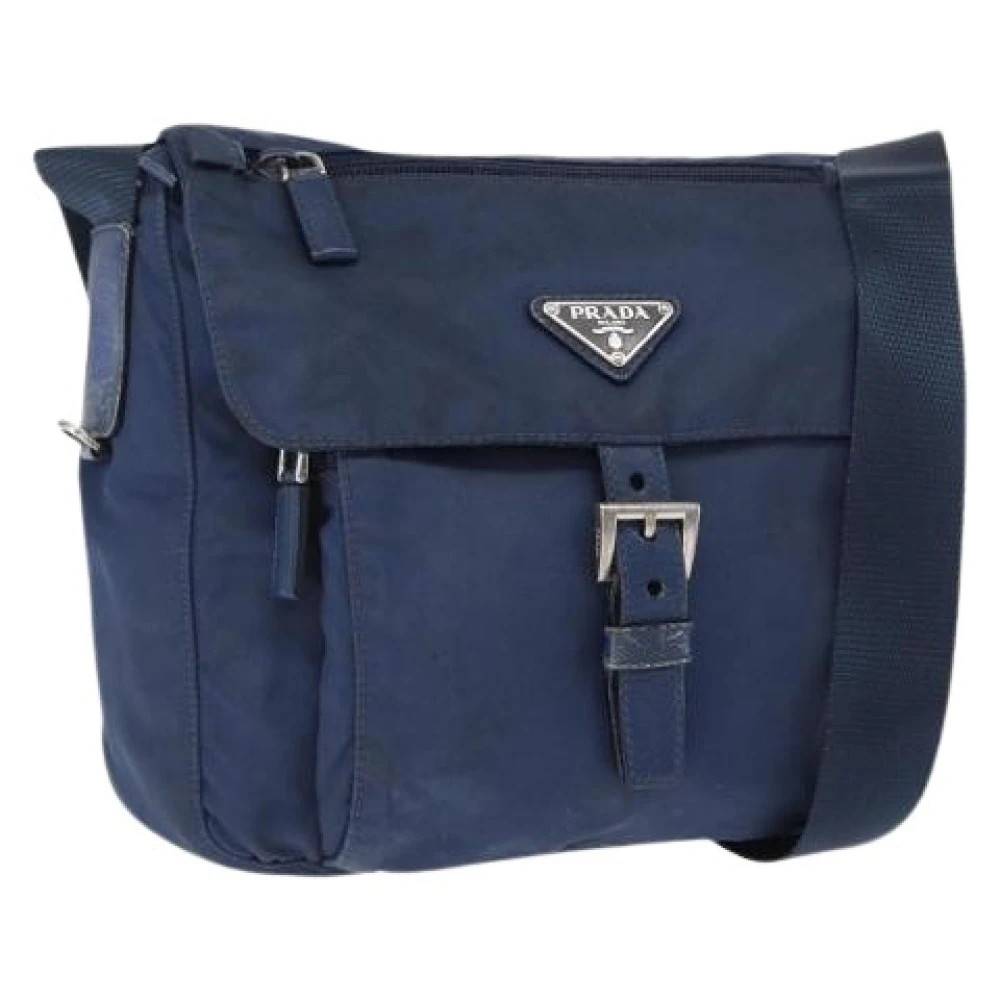 Prada Vintage - Pre-owned Vintage Nylon Cross Body Bag Vintage - Dam - ONE Size - Nylon