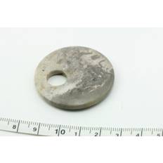 Fossil Jasper donut vedhæng 40 mm