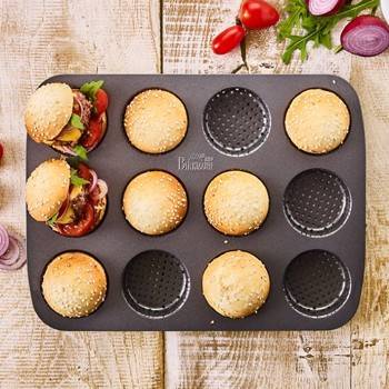 Perforeret Form Til Miniburgerboller - Birkmann