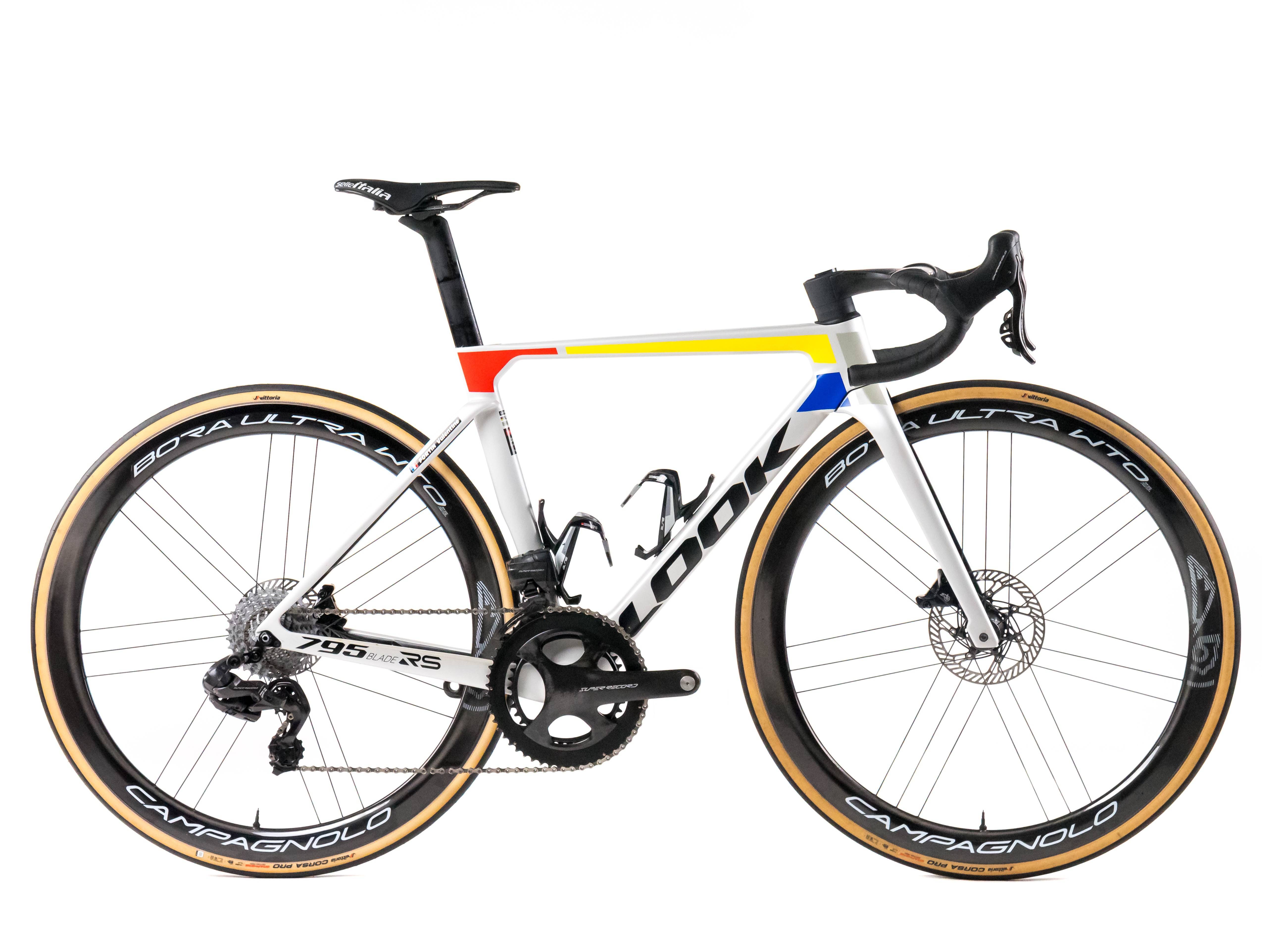 Look 795 Blade RS 2025 Team Cofidis Fortine Valentine size XS Campagnolo Super Record WRL 2x12sp - Bikeroom / XS / Iconic Platinum White (XS)