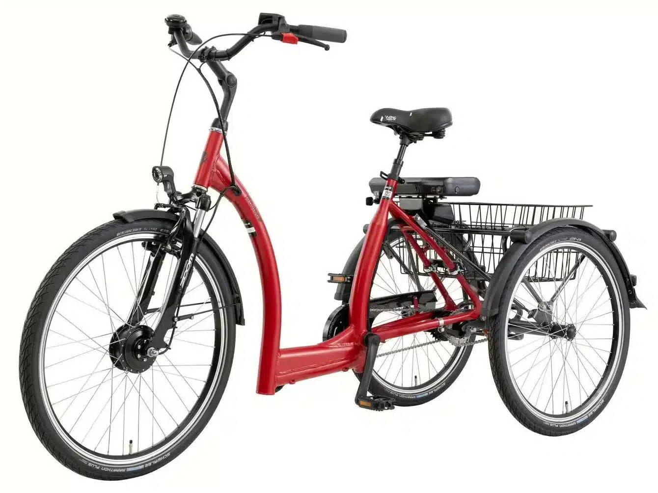 Pfautec Rubinrød, 7g elcykel