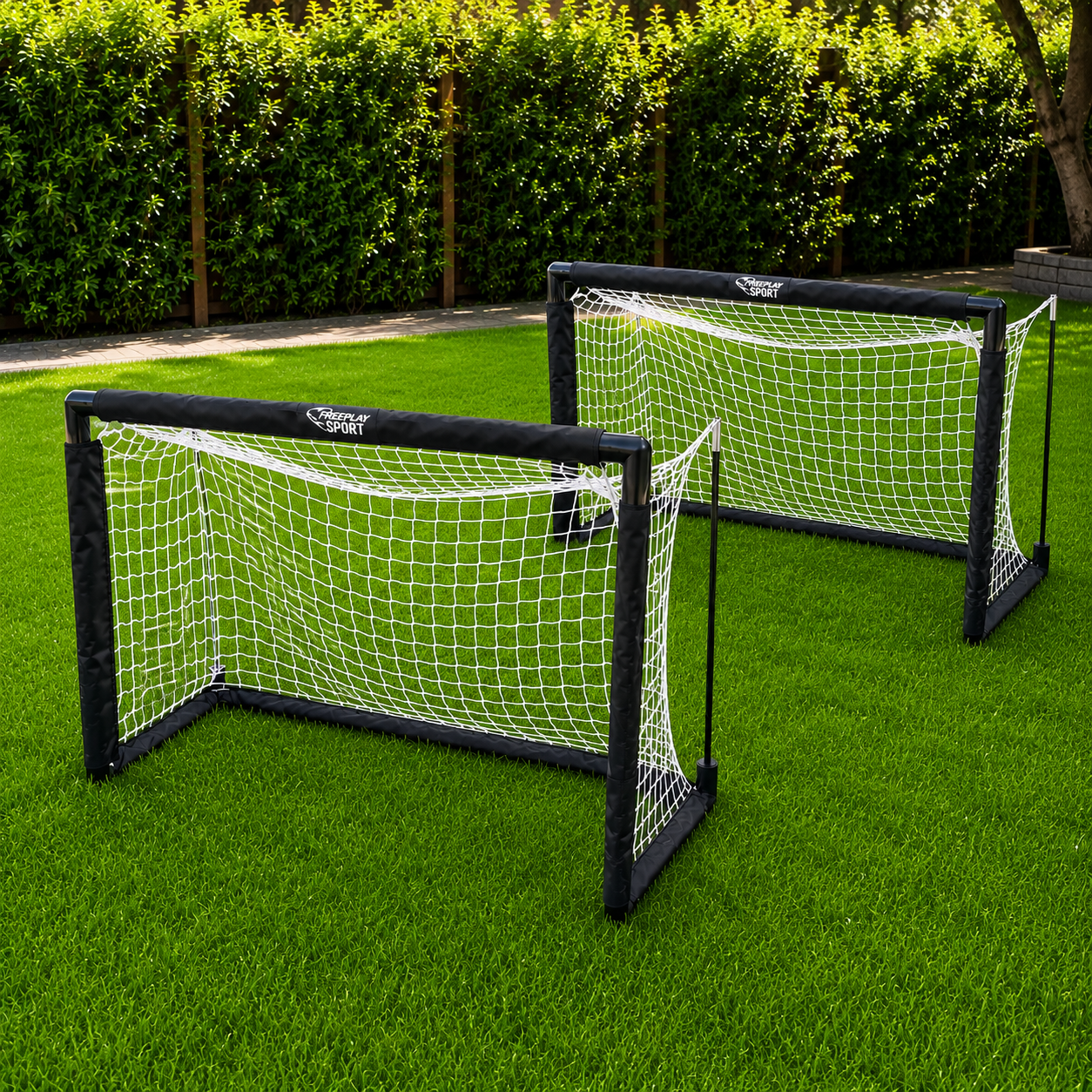 2 stk Freeplay Talent Mini fodboldmål 90 x 60 cm.